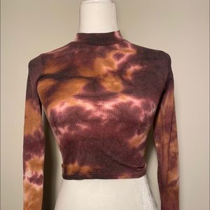 Tight Ribbed Tye Dye top